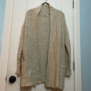 Knit Cream cardigan (M)